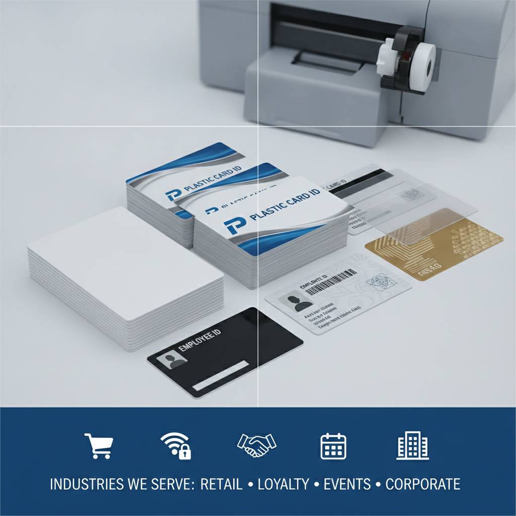 Industries We Serve with Bulk Plastic Card Printing