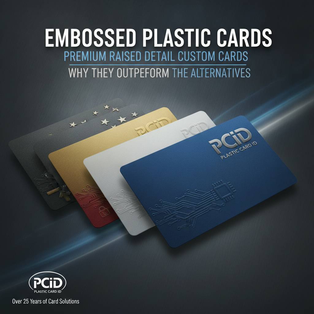 Why Embossed Plastic Cards Outperform the Alternatives