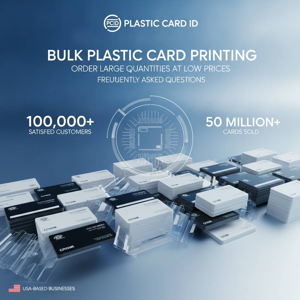 Frequently Asked Questions About Bulk Plastic Card Printing
